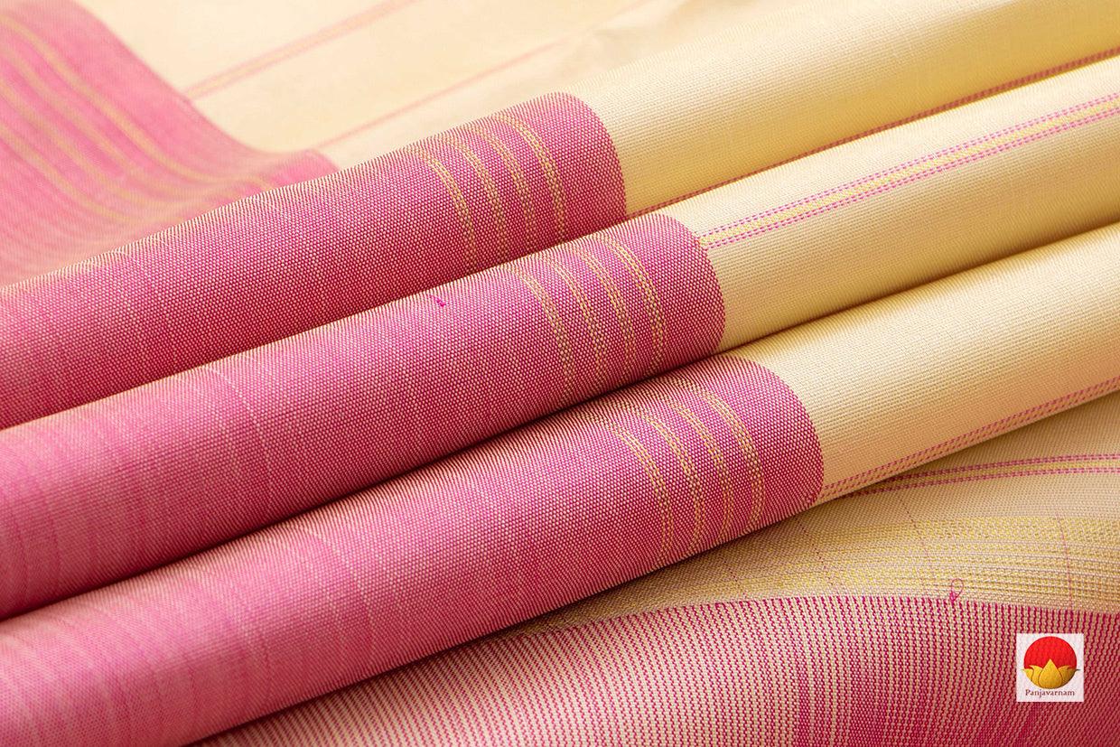 Kanchipuram Silk Saree - Handwoven Pure Silk - Pure Zari - PV SRI 6004 - Silk Sari - Panjavarnam