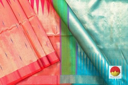 Kanchipuram Silk Saree - Handwoven Pure Silk - Pure Zari - PV SRI SS 1408 - Archives - Silk Sari - Panjavarnam