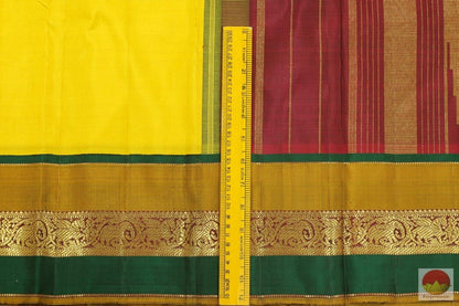 Kanchipuram Silk Saree - Handwoven Pure Silk - Pure Zari - PV SS 208 Archives - Silk Sari - Panjavarnam