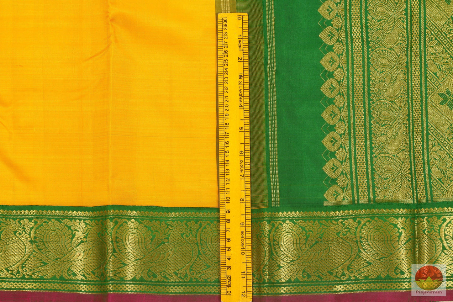Kanchipuram Silk Saree - Handwoven Pure Silk - Pure Zari - PV SVS 2009 Archives - Silk Sari - Panjavarnam
