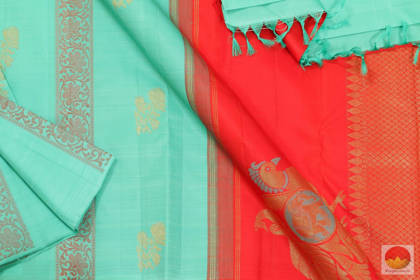 Kanchipuram Silk Saree - Handwoven Pure Silk - Pure Zari - PV SVS 2032 Archives - Silk Sari - Panjavarnam