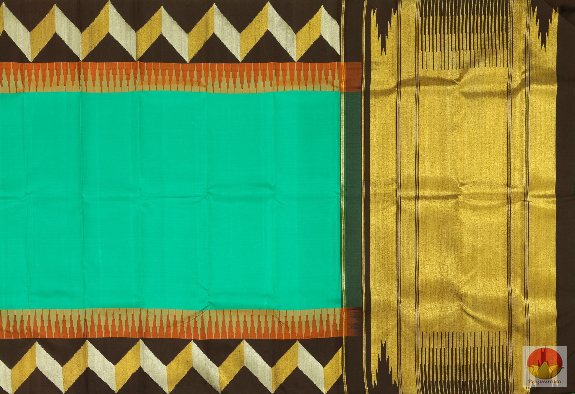 Kanchipuram Silk Saree - Handwoven Pure Silk - Pure Zari - PV SVS A14 Archives - Silk Sari - Panjavarnam