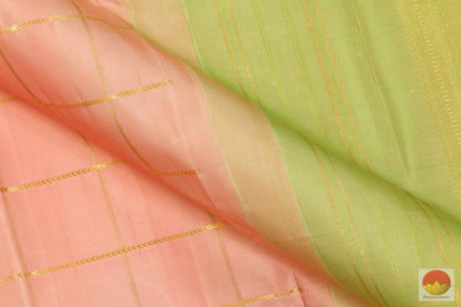 Kanchipuram Silk Saree - Handwoven Pure Silk - Pure Zari - PV SVS A16 Archives - Silk Sari - Panjavarnam