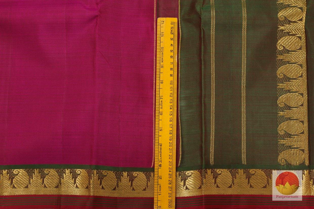 Kanchipuram Silk Saree - Handwoven Pure Silk - Pure Zari - PVVL 613 - Archives - Silk Sari - Panjavarnam