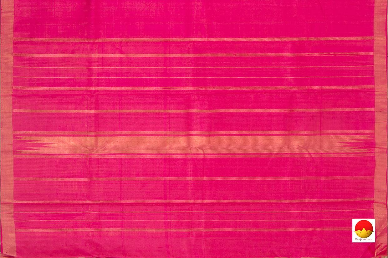 Kanchipuram Silk Saree - Handwoven Pure Silk - Pure Zari - Vairaoosi - PV 2016 - Silk Sari - Panjavarnam