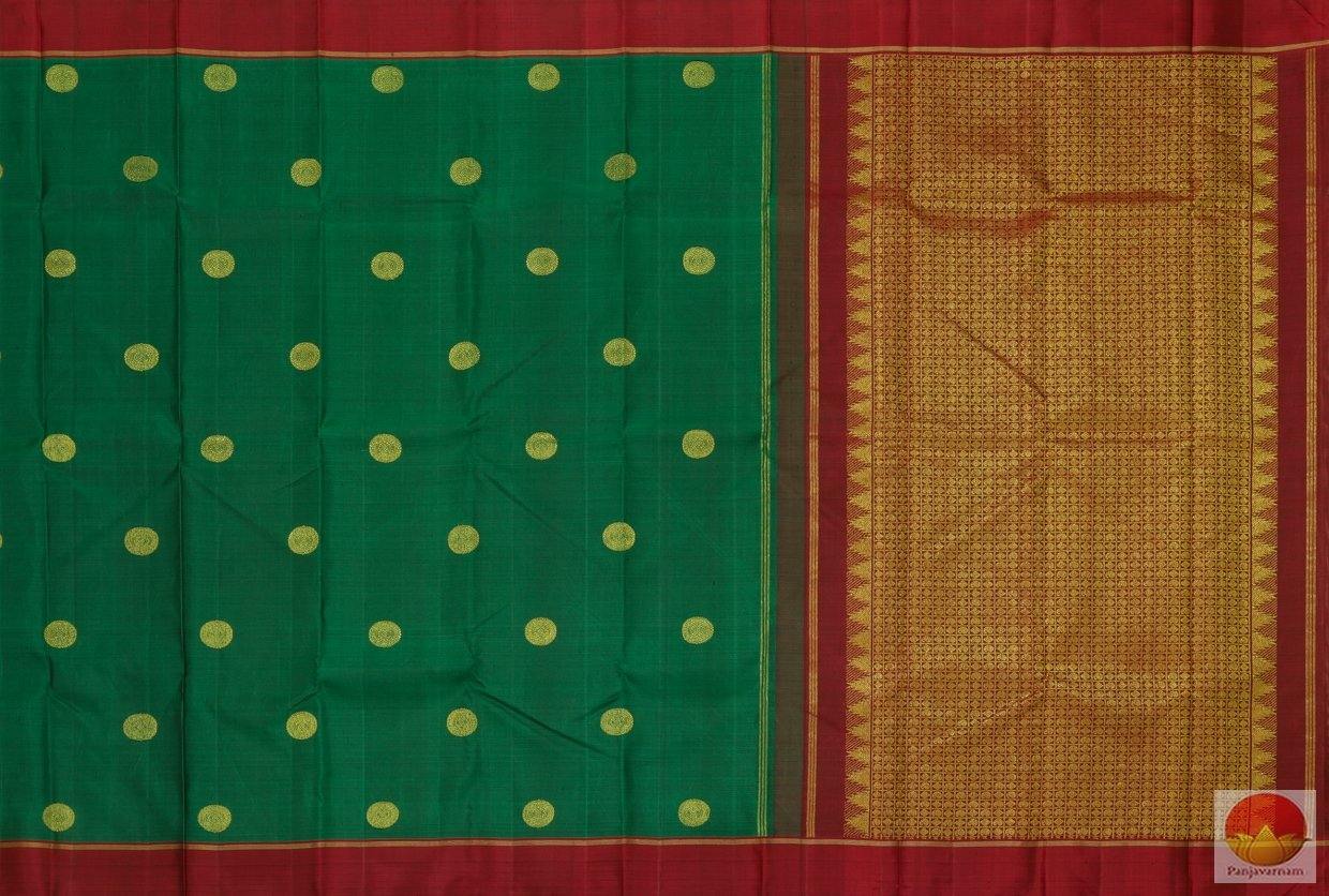 Kanchipuram Silk Saree - Handwoven Pure Silk - PV 137 Archives - Silk Sari - Panjavarnam
