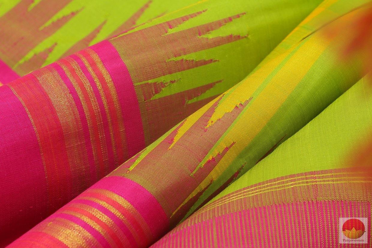 Kanchipuram Silk Saree - Handwoven Pure Silk - PV G 4057 - Silk Sari - Panjavarnam