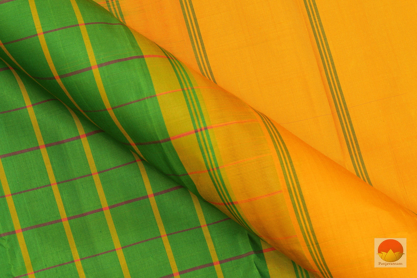 Kanchipuram Silk Saree - Handwoven Pure Silk - PV G 4065 - Archives - Silk Sari - Panjavarnam