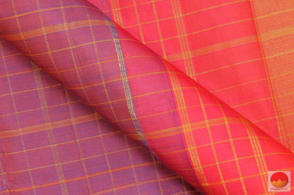 Kanchipuram Silk Saree - Handwoven Pure Silk - PV G 4080 Archives - Silk Sari - Panjavarnam