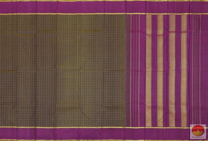 Kanchipuram Silk Saree - Handwoven Pure Silk - PV G 4084 - Archives - Silk Sari - Panjavarnam