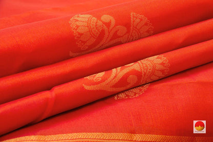 Kanchipuram Silk Saree - Handwoven Pure Silk - PV NYC 100 - Silk Sari - Panjavarnam