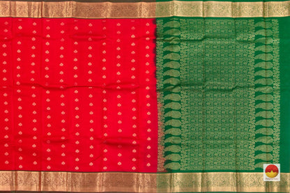 Kanchipuram Silk Saree - Handwoven Pure Silk - PV NYC 109 - Silk Sari - Panjavarnam