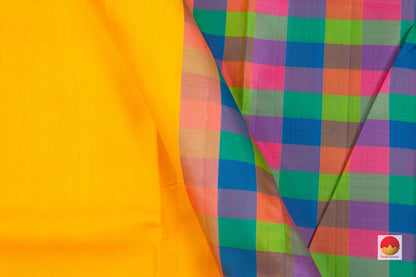 Kanchipuram Silk Saree - Handwoven Pure Silk - PV NYC 158 - Saris & Lehengas - Panjavarnam