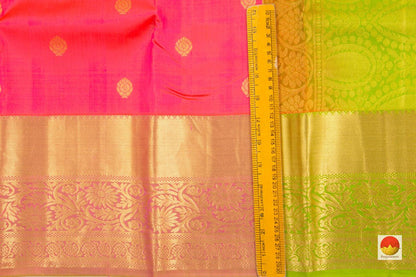 Kanchipuram Silk Saree - Handwoven Pure Silk - PV NYC 164 - Silk Sari - Panjavarnam