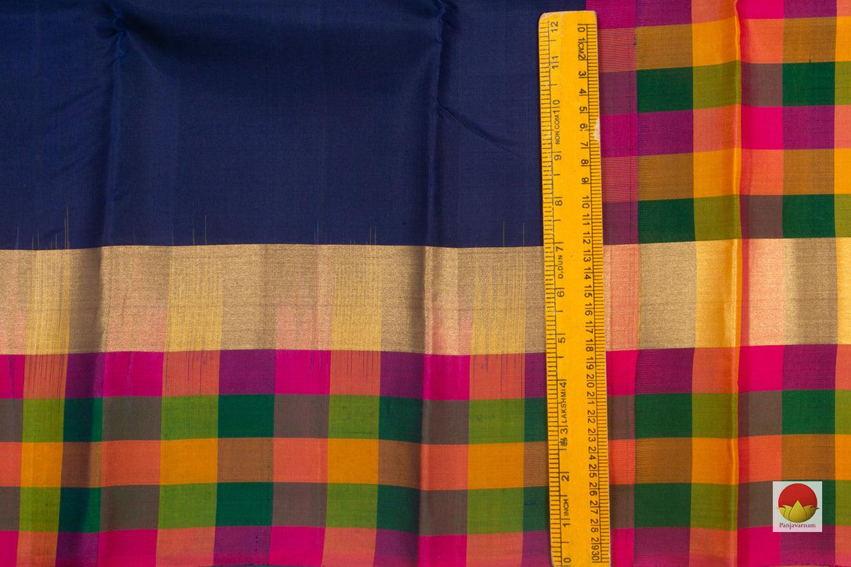 Kanchipuram Silk Saree - Handwoven Pure Silk - PV NYC 168 - Silk Sari - Panjavarnam