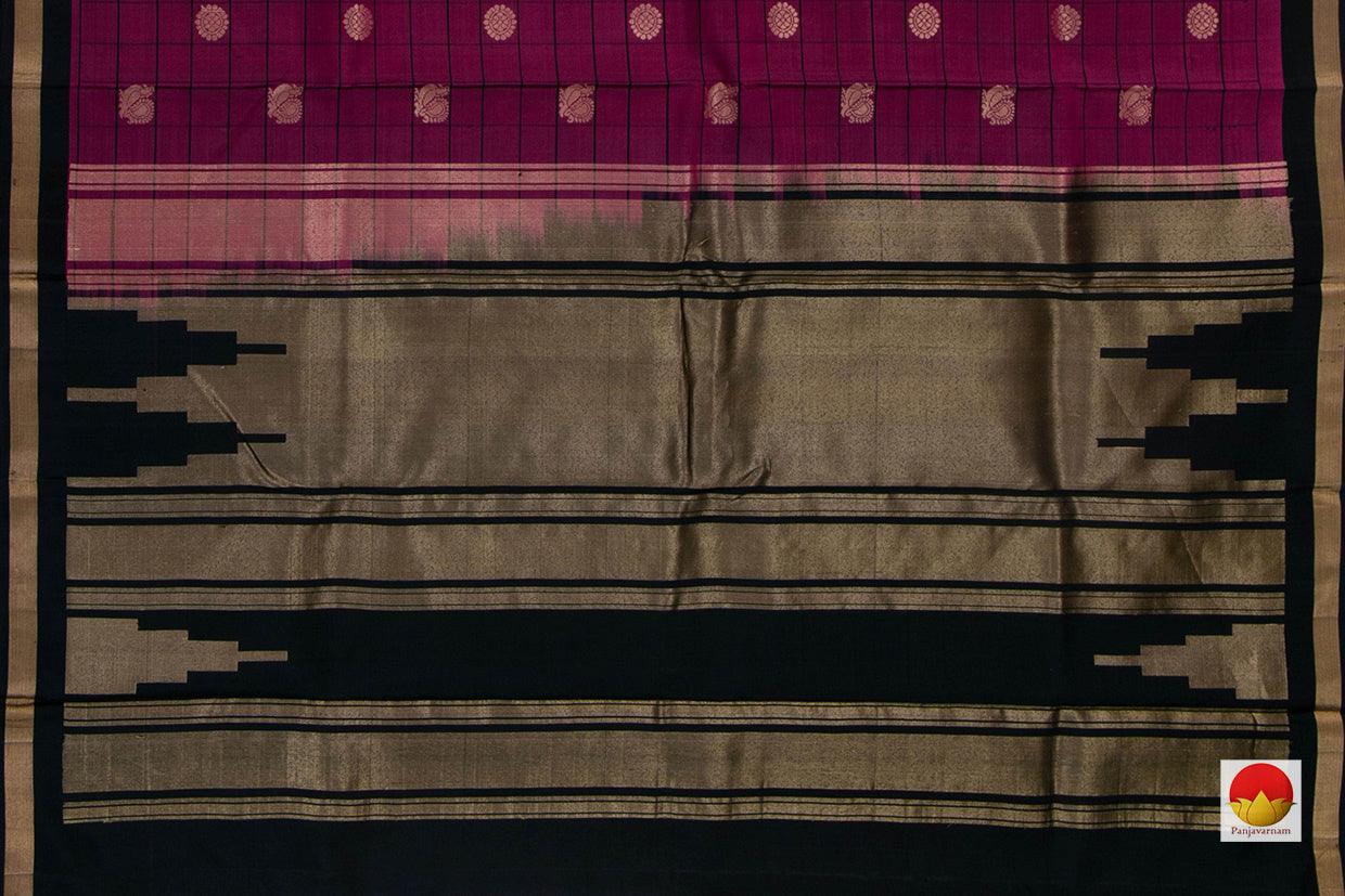 Kanchipuram Silk Saree - Handwoven Pure Silk - PV RM NZ 397 - Silk Sari - Panjavarnam