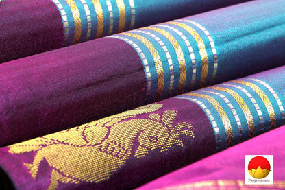 Kanchipuram Silk Saree - Handwoven Pure Silk - PV SRI 1388 - Archives - Silk Sari - Panjavarnam