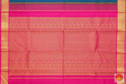 Kanchipuram Silk Saree - Handwoven Pure Silk - PVG 4004 Archives - Silk Sari - Panjavarnam