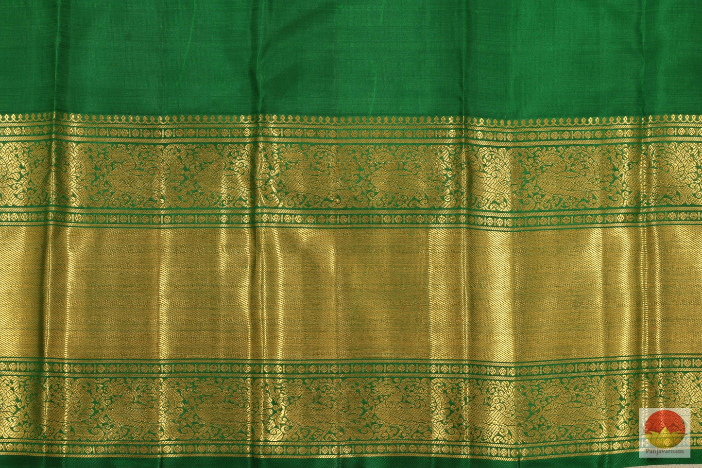 Kanchipuram Silk Saree - Handwoven Pure Silk - Red & Gold - Pure Zari - PV G 2014 Archives - Silk Sari - Panjavarnam