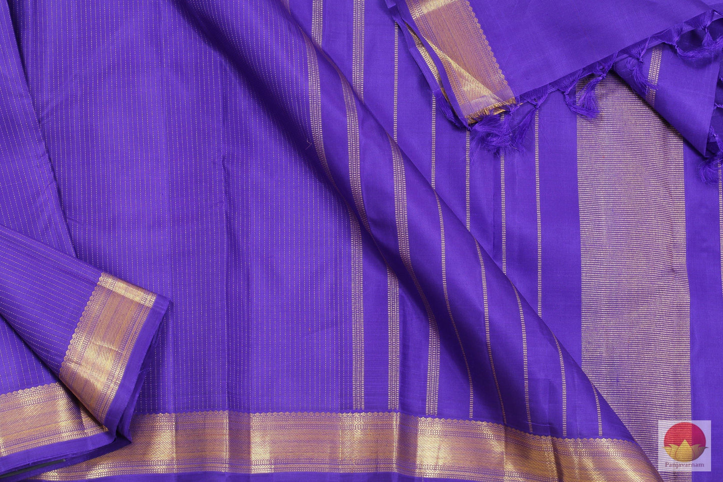 Kanchipuram Silk Saree - Handwoven Pure Silk Saree - Pure Zari - G 2002 Archives - Silk Sari - Panjavarnam