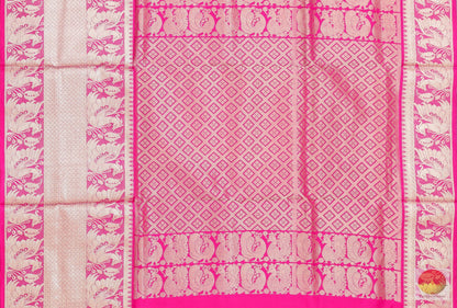 Kanchipuram Silk Saree - Handwoven Pure Silk - Silver Zari - PV SVS 2063 Archives - Silk Sari - Panjavarnam