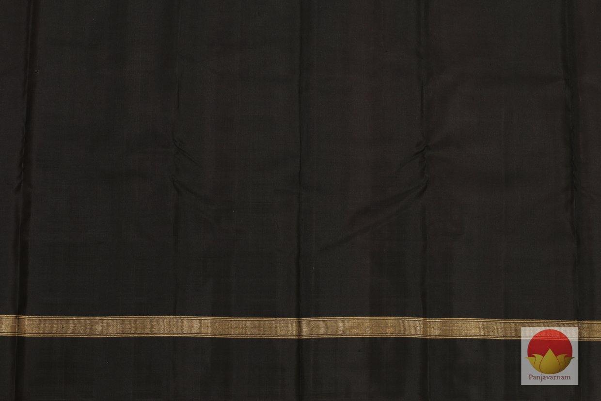 Kanchipuram Silk Saree - Handwoven Pure Silk - Temple Korvai Border - PV SH NZ 169 - Archives - Silk Sari - Panjavarnam