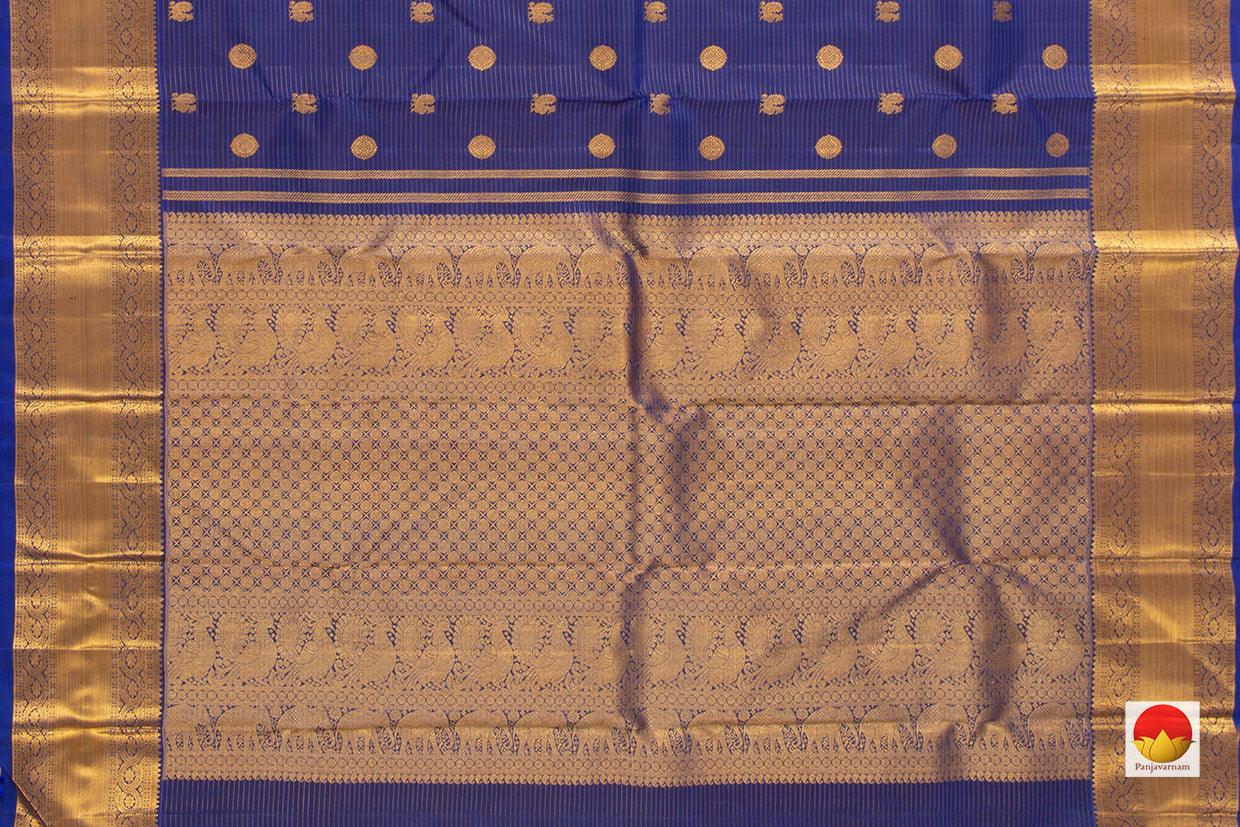 Kanchipuram Silk Saree - Handwoven Pure Silk - Vairaoosi - Pure Zari - PV SRI 5946 - Silk Sari - Panjavarnam