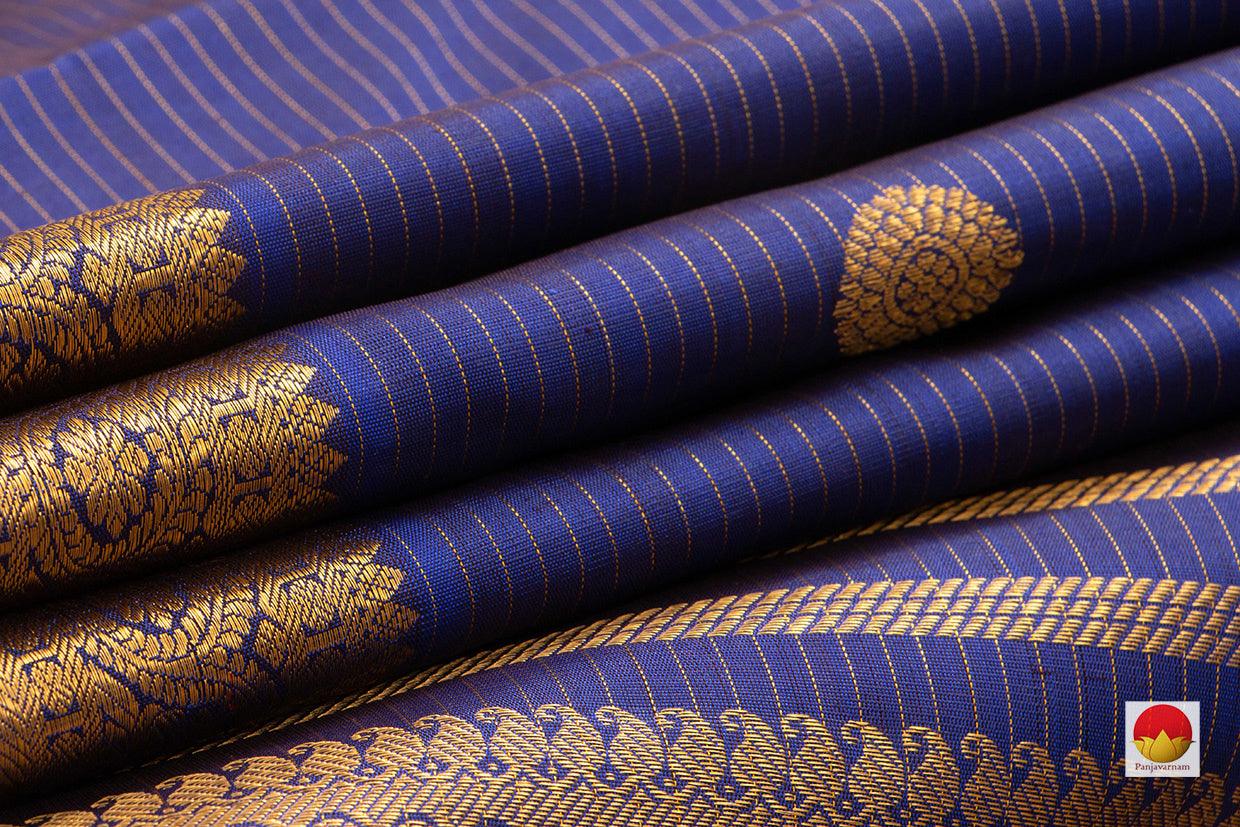 Kanchipuram Silk Saree - Handwoven Pure Silk - Vairaoosi - Pure Zari - PV SRI 5946 - Silk Sari - Panjavarnam