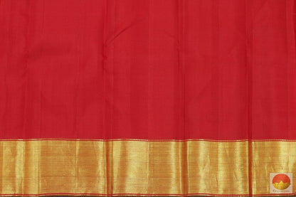 Kanchipuram Silk Saree - Handwoven Pure Silk -Veldhari Stripes - Pure Zari - PV G 4052 Archives - Silk Sari - Panjavarnam