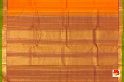Kanchipuram Silk Saree - Handwoven Pure Sillk - Pure Zari - PV J 680 - Silk Sari - Panjavarnam
