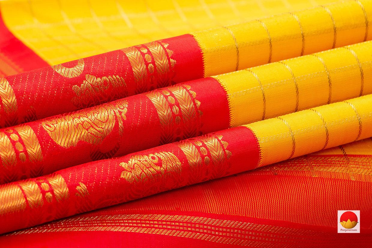 Kanchipuram Silk Saree - Handwoven Silk - Pure Zari - PV SRI 5711 - Silk Sari - Panjavarnam