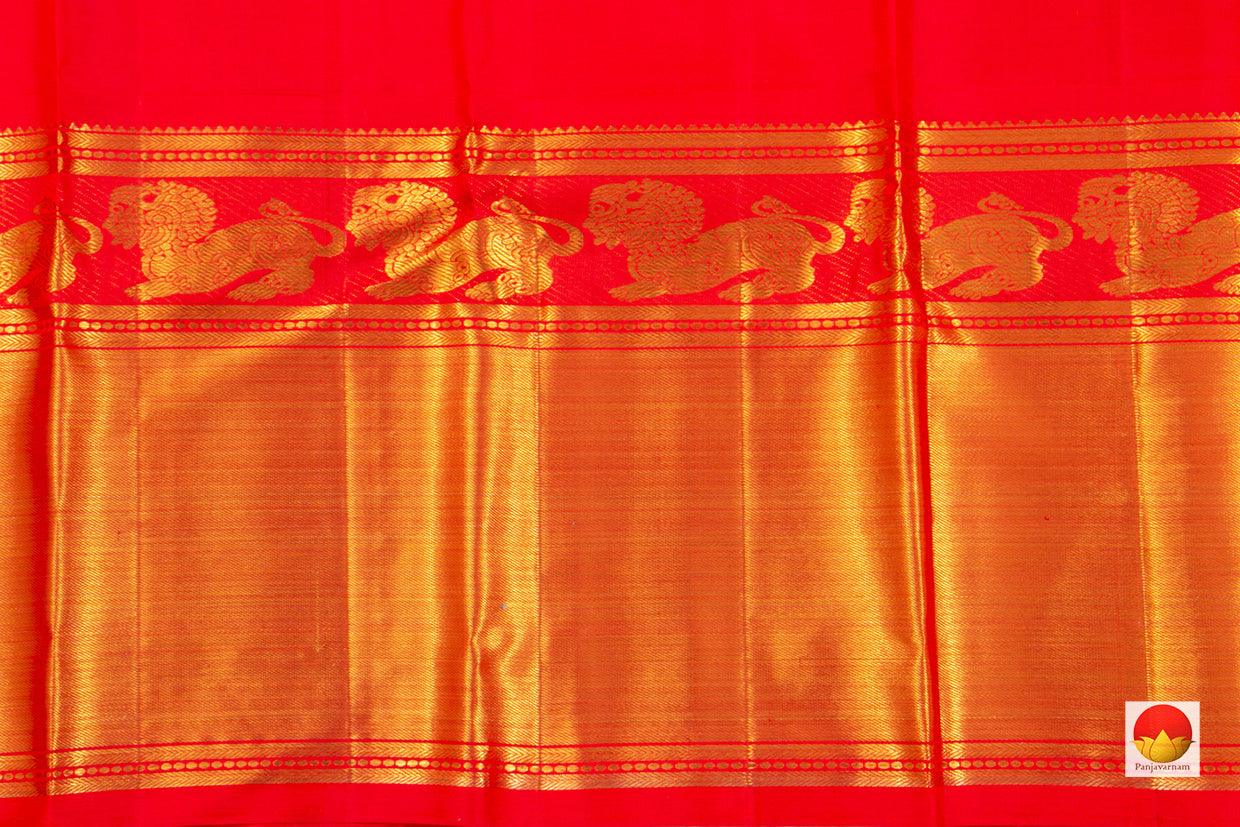 Kanchipuram Silk Saree - Handwoven Silk - Pure Zari - PV SRI 5711 - Silk Sari - Panjavarnam