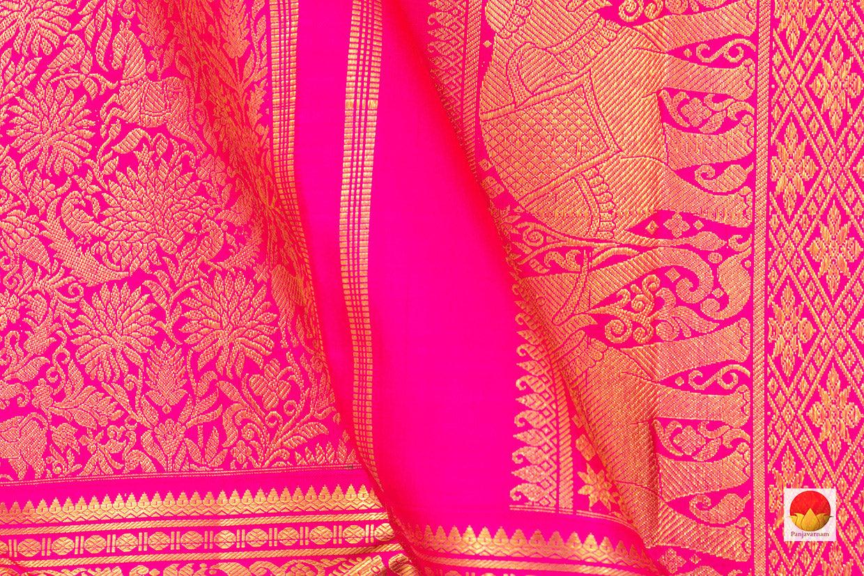 Kanchipuram Silk Saree - Handwoven Silk - Pure Zari - PV SRI 5737 - Silk Sari - Panjavarnam
