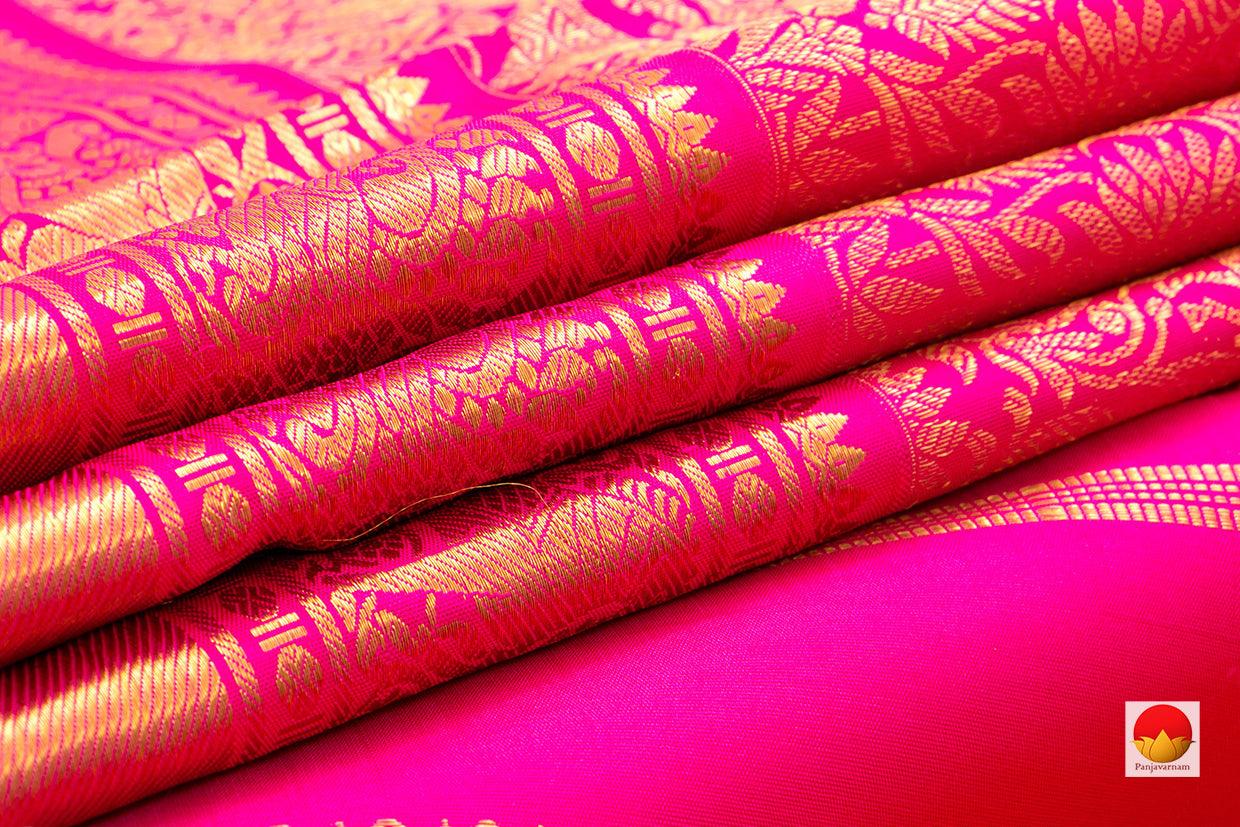 Kanchipuram Silk Saree - Handwoven Silk - Pure Zari - PV SRI 5737 - Silk Sari - Panjavarnam