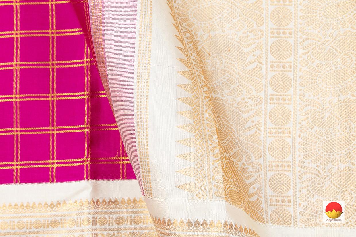 Kanchipuram Silk Saree - Handwoven Silk - Pure Zari - PV SRI 5750 - - Panjavarnam