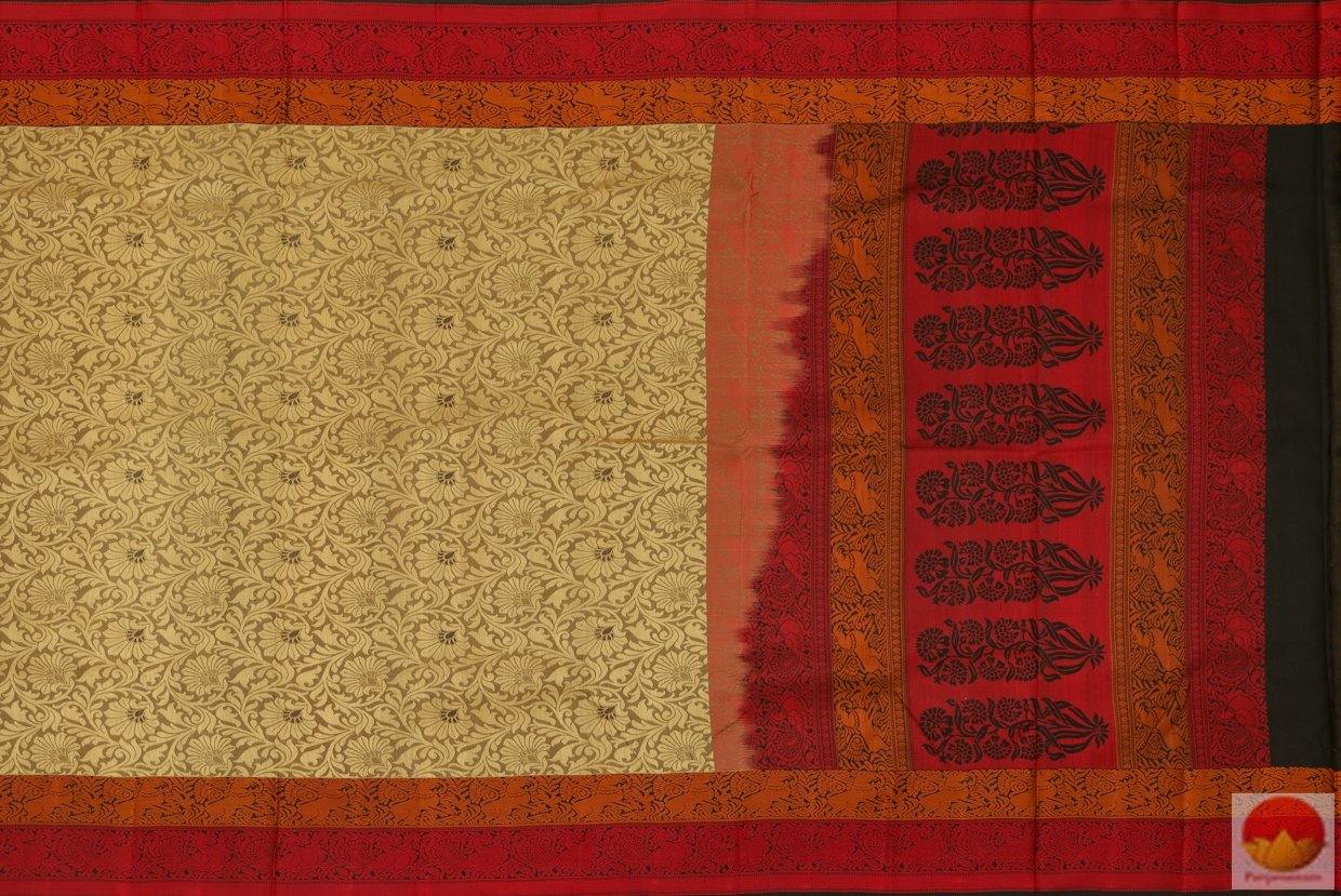 Kanchipuram Silk Saree - Handwoven Soft Silk - PV ASB 164 Archives - Silk Sari - Panjavarnam
