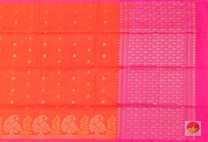 Kanchipuram Silk Saree - Handwoven Soft Silk - PVG 4035 Archives - Silk Sari - Panjavarnam
