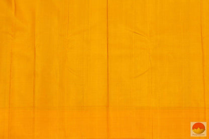 Kanchipuram Silk Saree - No Zari- Handwoven Pure Silk - Temple Korvai Border - PV G NZ 4071 Archives - Silk Sari - Panjavarnam