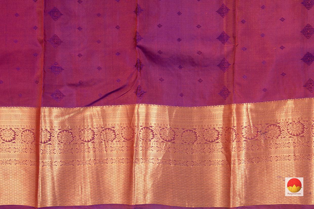 Kanchipuram Silk Saree - Pure Silk - PV NYC 136 - Silk Sari - Panjavarnam