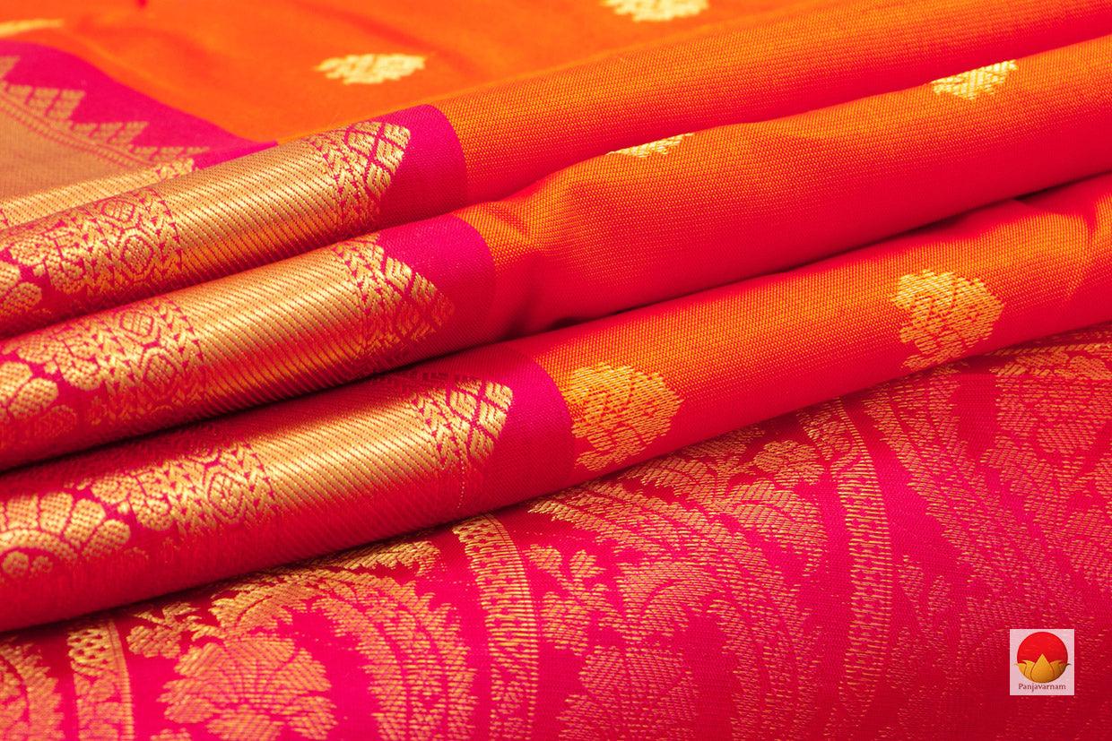 Kanchipuram Silk Saree - Pure Silk - PV NYC 144 - Silk Sari - Panjavarnam
