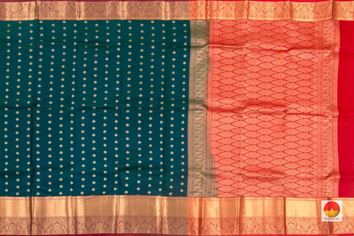 Kanchipuram Silk Saree - Pure Silk - PV NYC 147 - Silk Sari - Panjavarnam