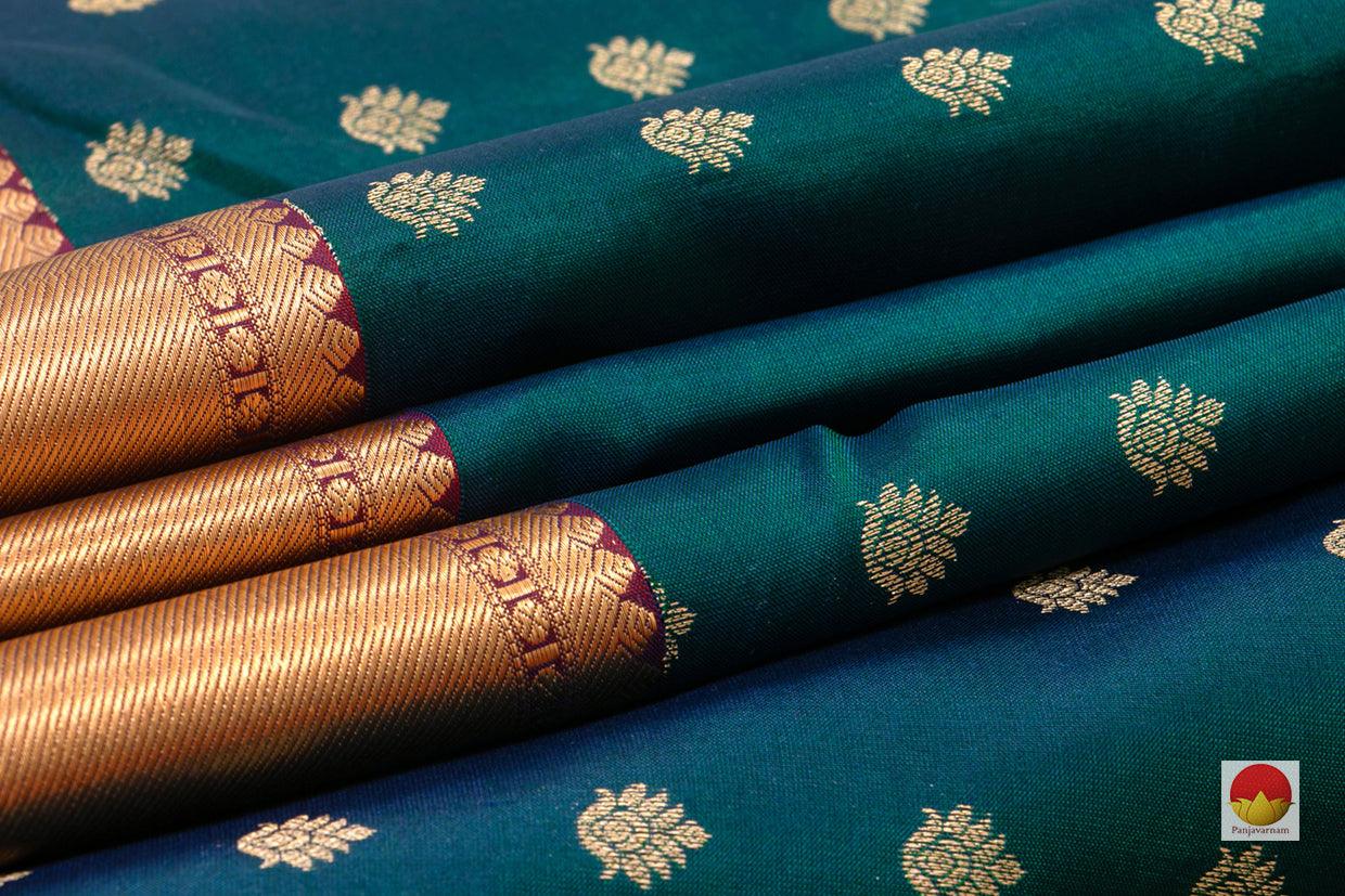 Kanchipuram Silk Saree - Pure Silk - PV NYC 147 - Silk Sari - Panjavarnam