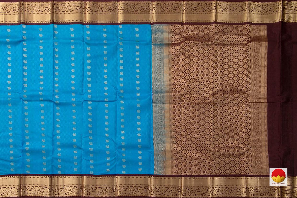 Kanchipuram Silk Saree - Pure Silk - PV NYC 530 - Silk Sari - Panjavarnam