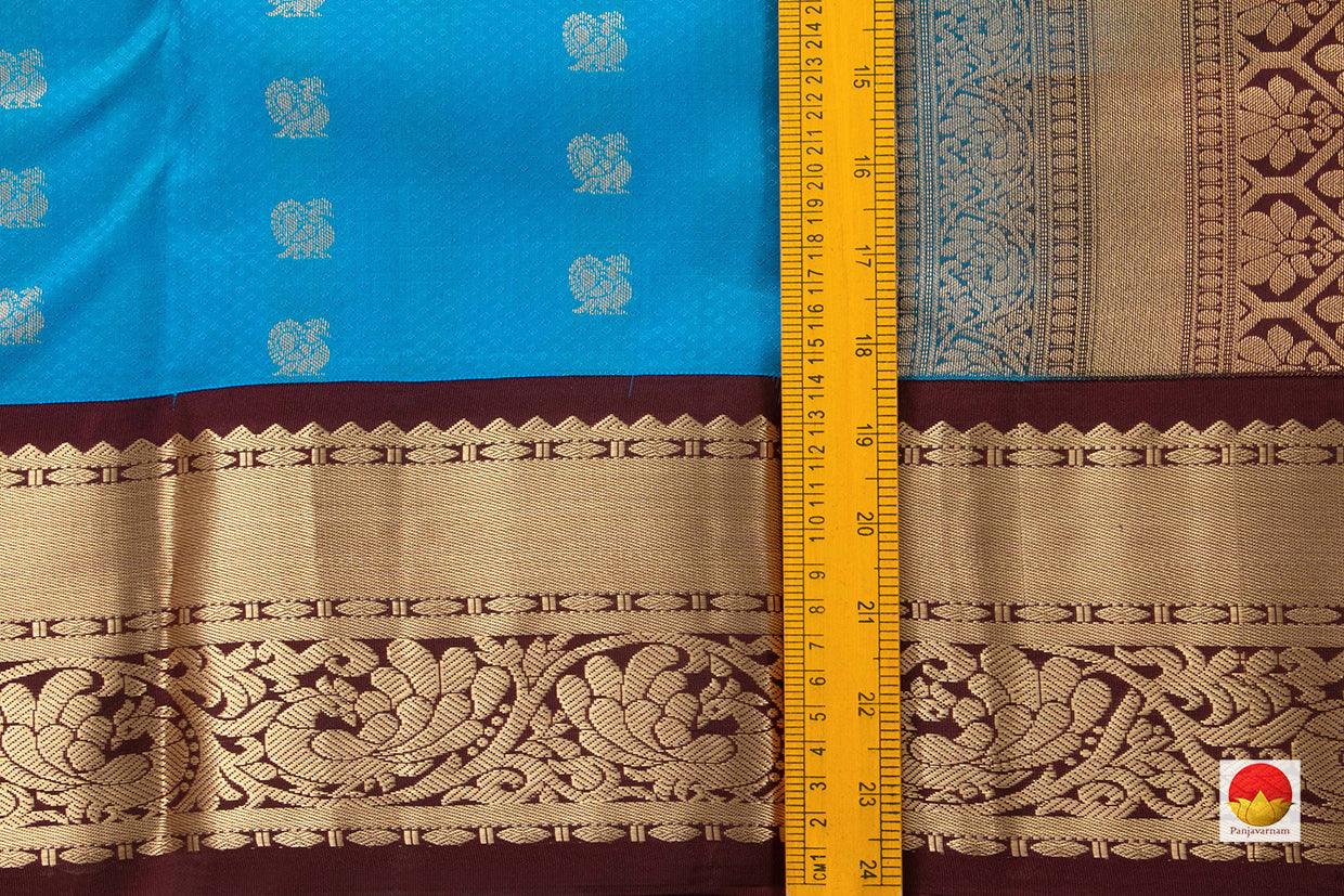 Kanchipuram Silk Saree - Pure Silk - PV NYC 530 - Silk Sari - Panjavarnam