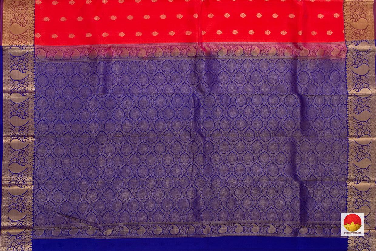 Kanchipuram Silk Saree -Pure Silk - PV NYC 544 - Silk Sari - Panjavarnam