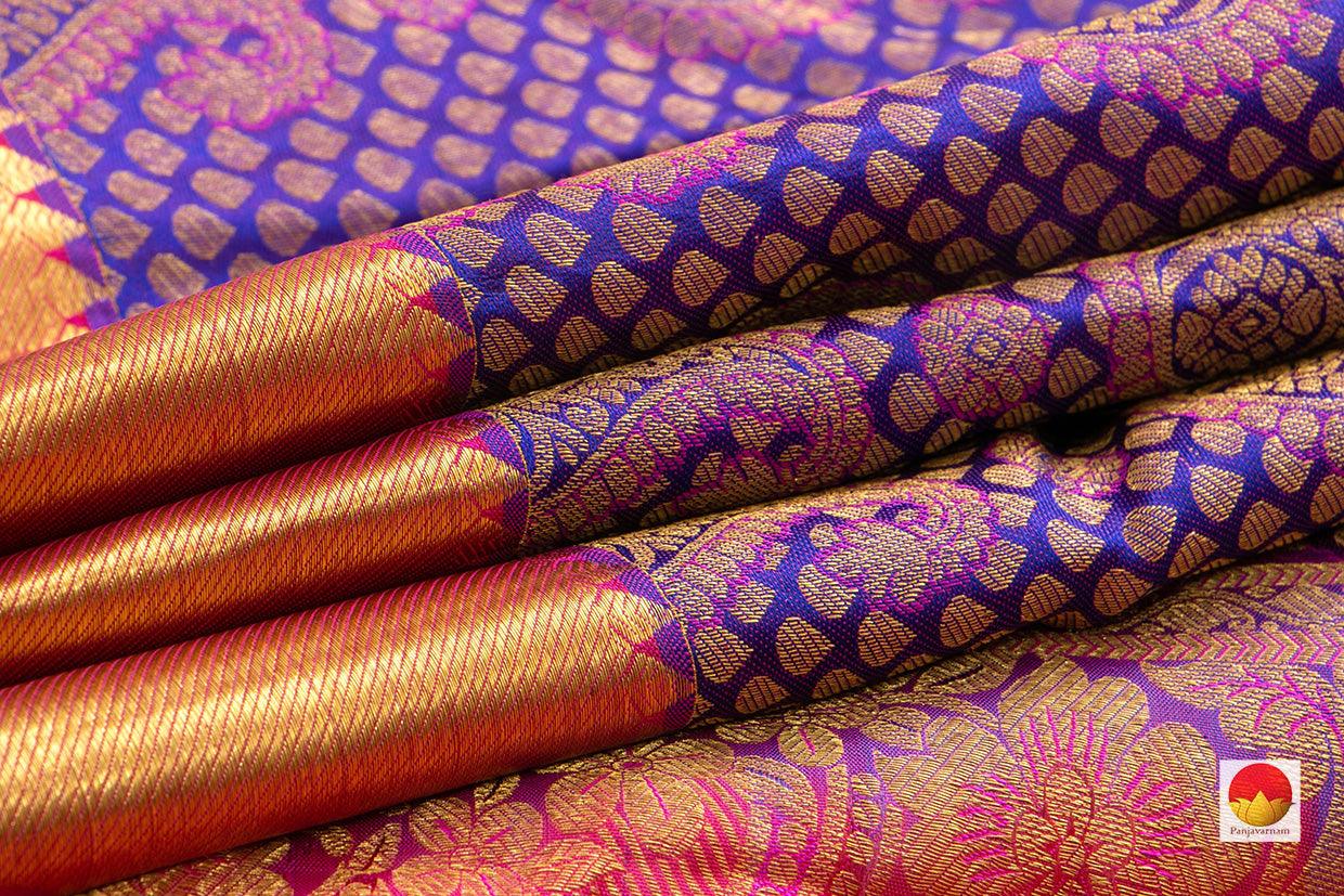 Kanchipuram Silk Saree - Pure Silk - PV NYC 551 - Silk Sari - Panjavarnam