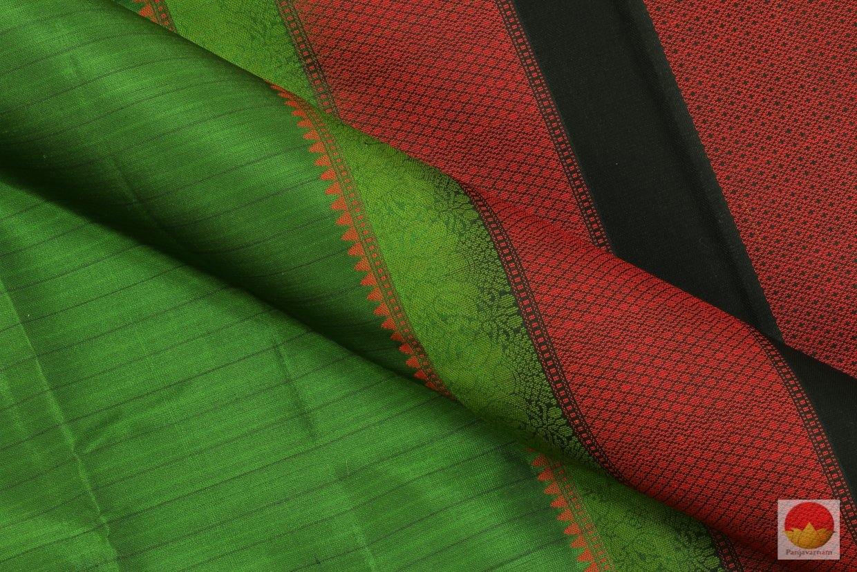 Kanchipuram SIlk Saree - Silk Thread Border - Handwoven Pure Silk - No Zari - PV NZ 467201 Archives - Silk Sari - Panjavarnam