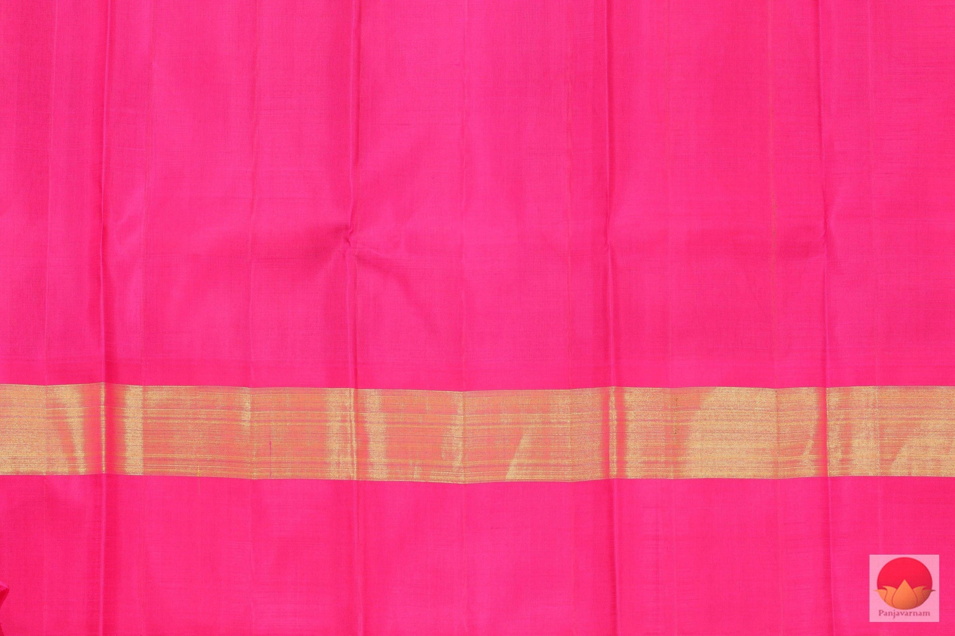 Kanchipuram Silk Saree - Temple Border - Pure Silk - Pure Zari - PV G 1964 - Archives - Silk Sari - Panjavarnam