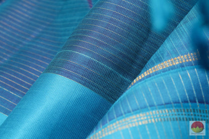 Kanchipuram Silk Saree - Vaira Oosi - Handwoven Pure Silk - Pure Zari - G 1921 Archives - Silk Sari - Panjavarnam