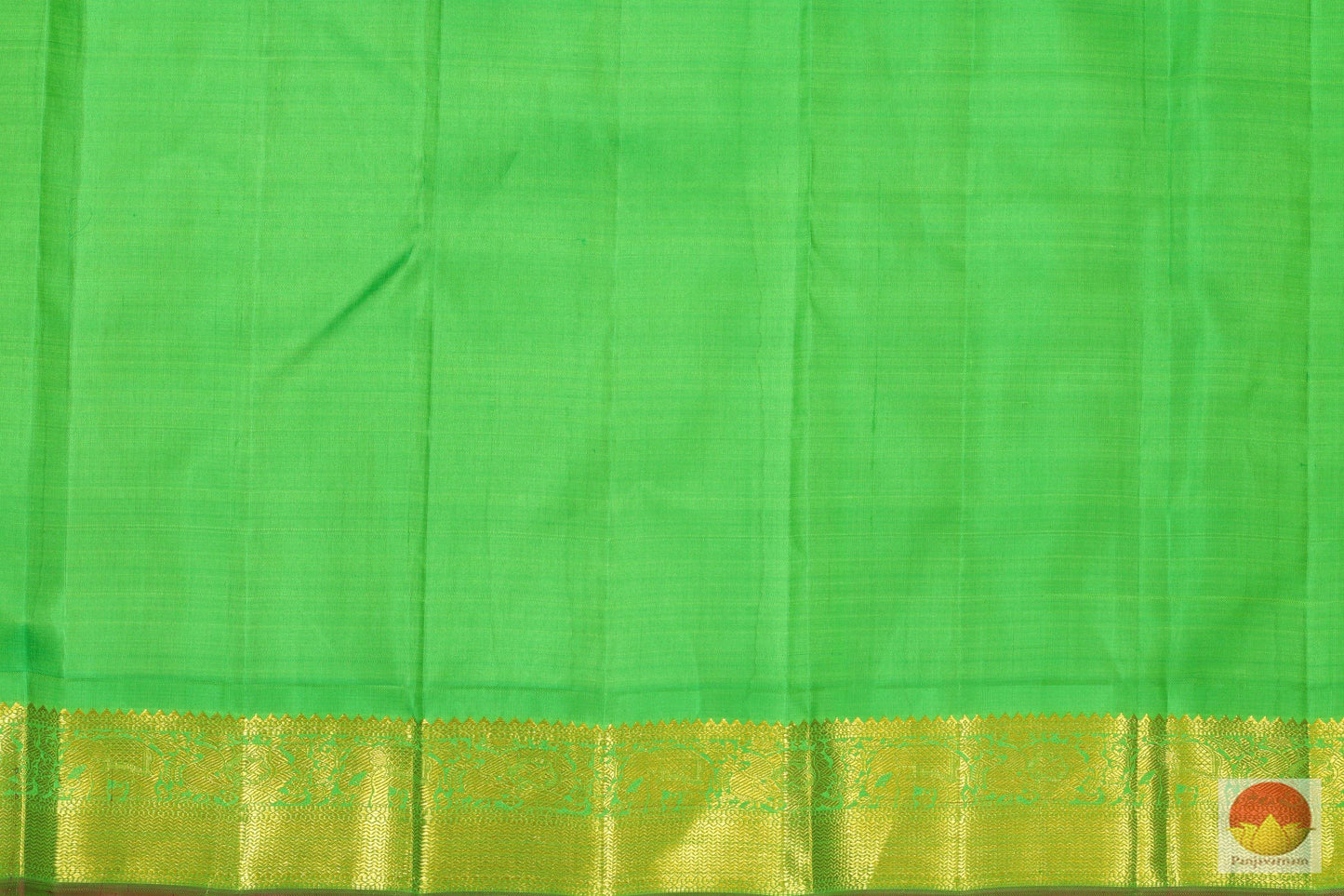 Kanchipuram Silk Saree - Yellow & Green - Korvai Border - Pure Zari - PV J 11220 Archives - Silk Sari - Panjavarnam